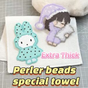DOKILA Choice | Thickened Towel Texture Mat for Perler Beads | Perler beads special towel