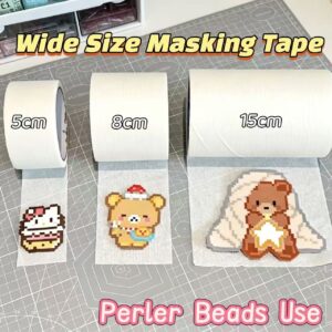 DOKILA Wide Masking Tape | Perler Bead Use | Video Same Tape